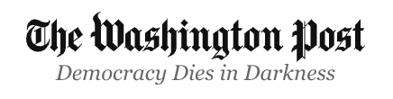 Washington Post logo with tagline