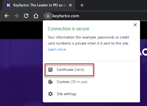 2 Check Valid Cert