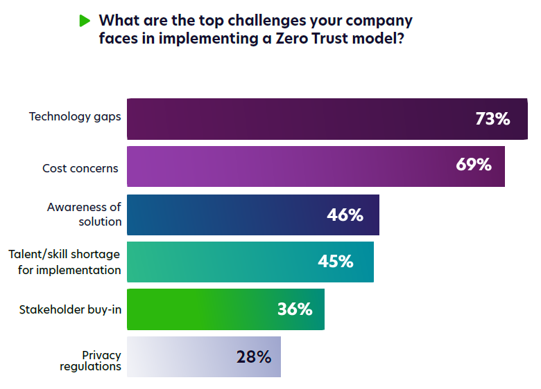 Top Challenges for Zero Trust Strategy