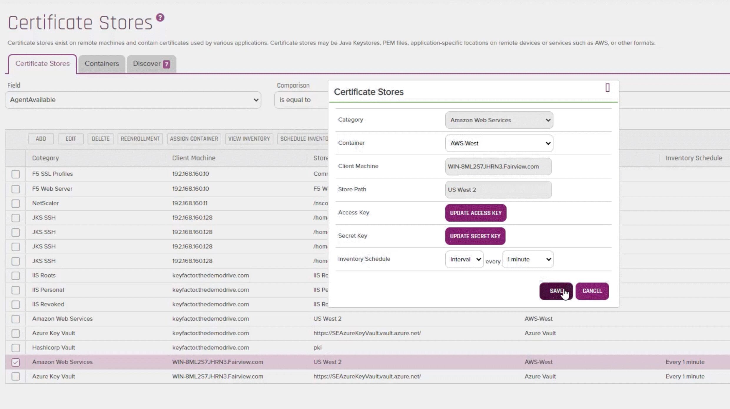 Certificate Stores