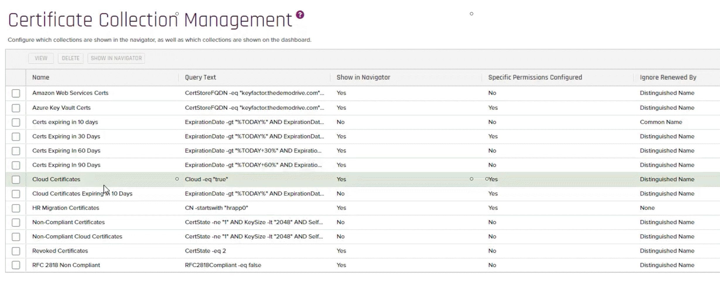 Collection Management