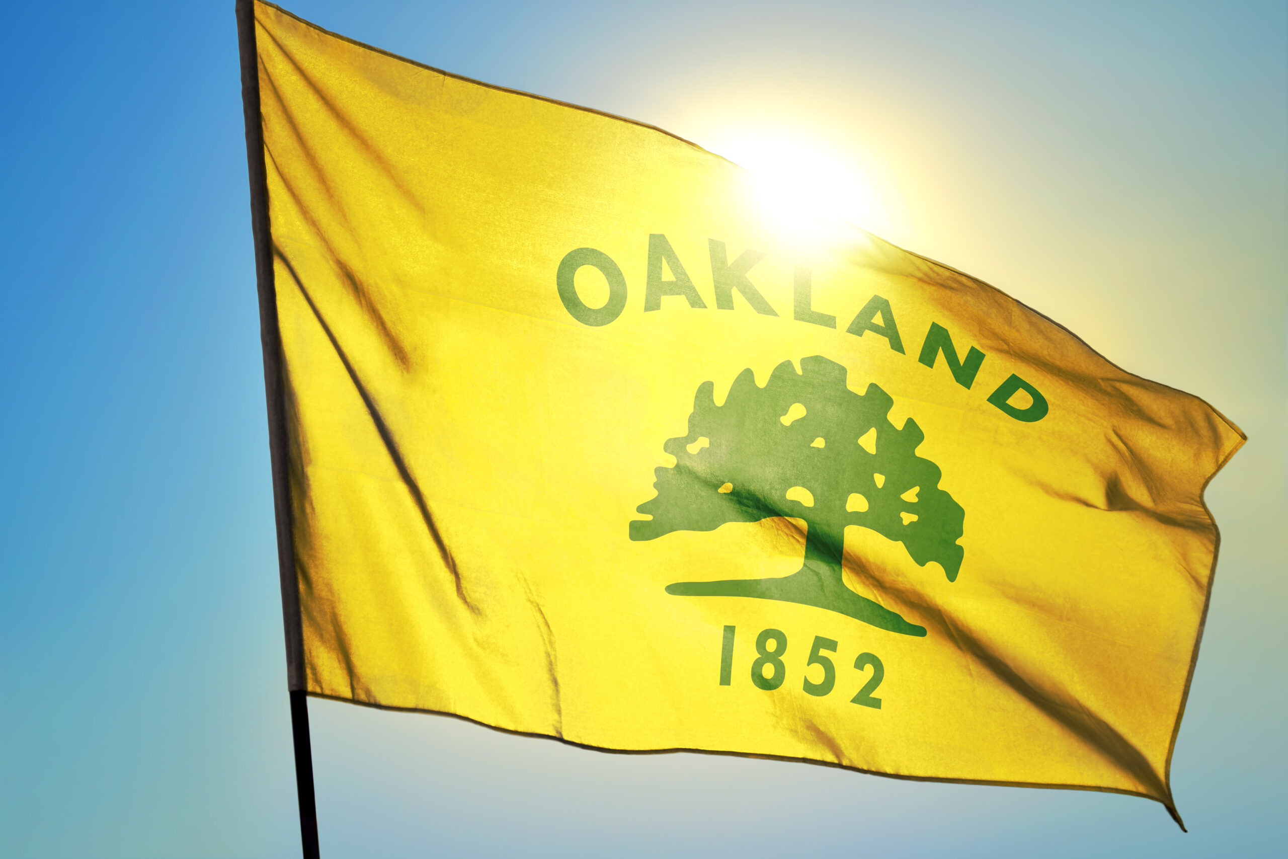 photo of Oakland flag