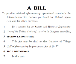 Internet of Things (IoT) Security Regulation: Coming Soon?