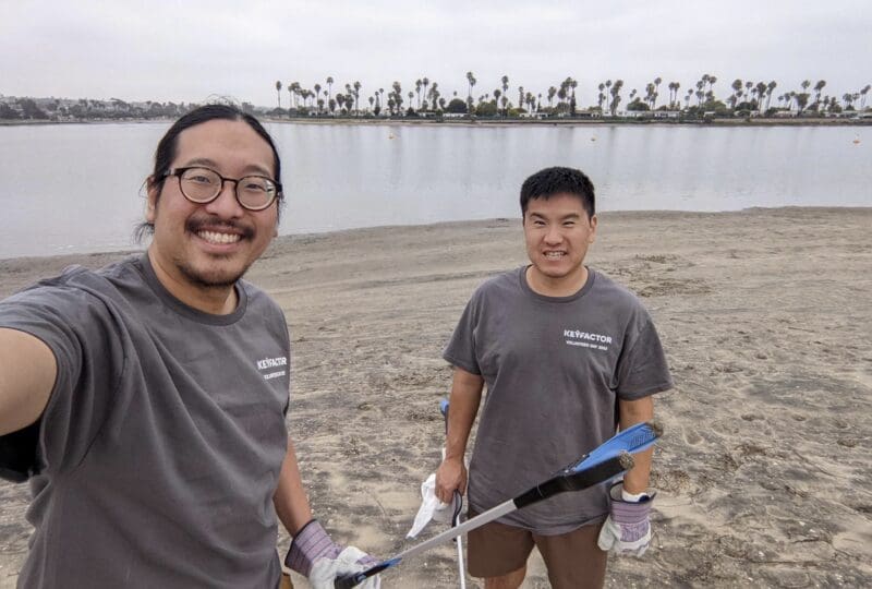 Keyfactor beach clean up