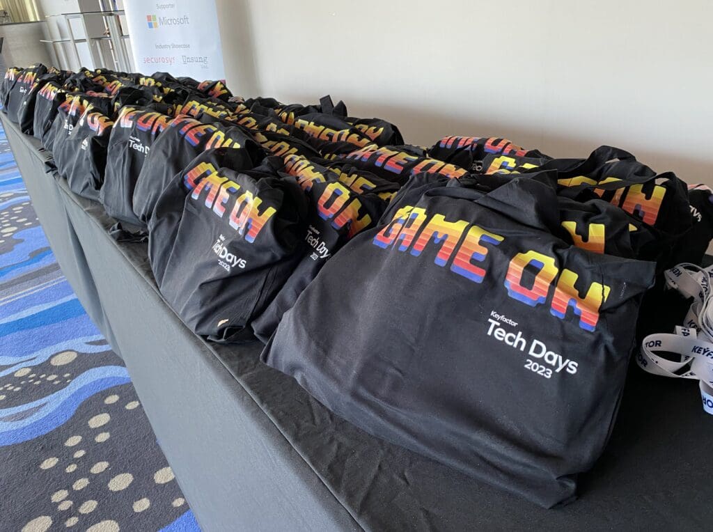 photo of Tech Days 2023 swag bundles