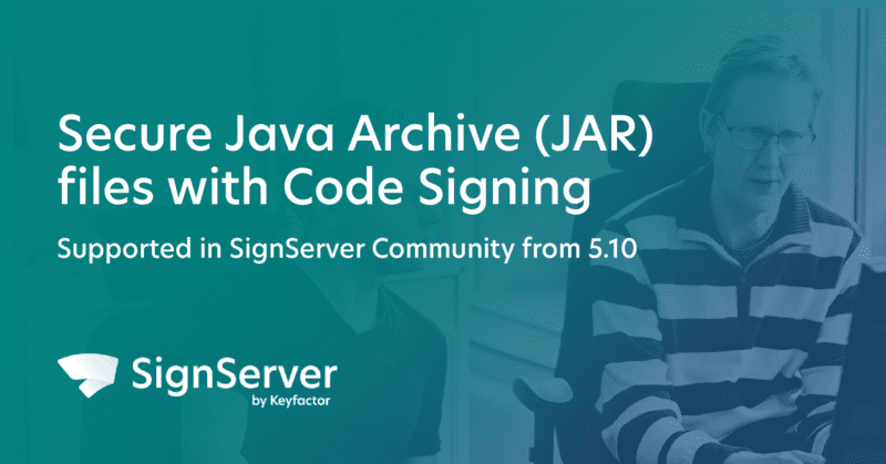 Signserver JAR files with code signing