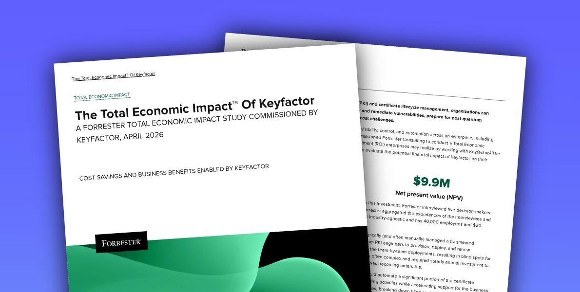 L'impact économique total™ de Keyfactor