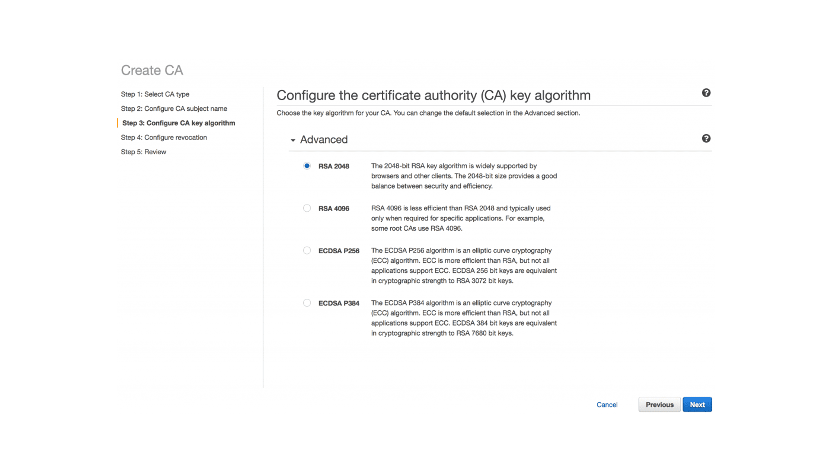 Gestionnaire de certificats AWS