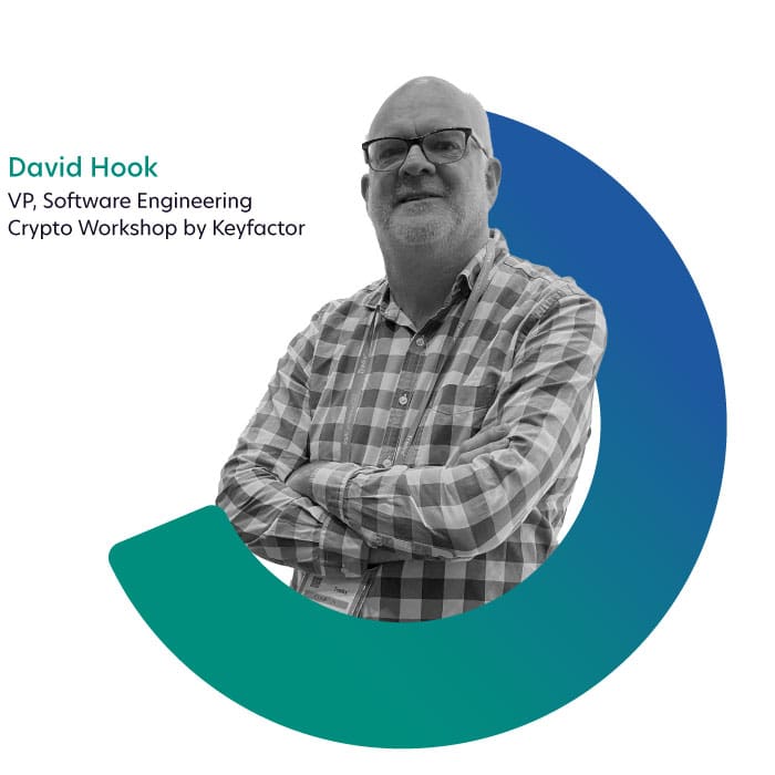 David Hook Crypto Workshop Image of David Hook one of the founders of Bouncy Castle
