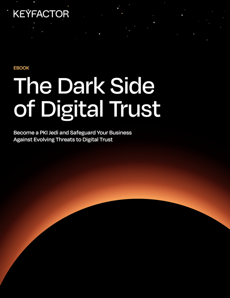 ebook cover title, dark side of digital trust