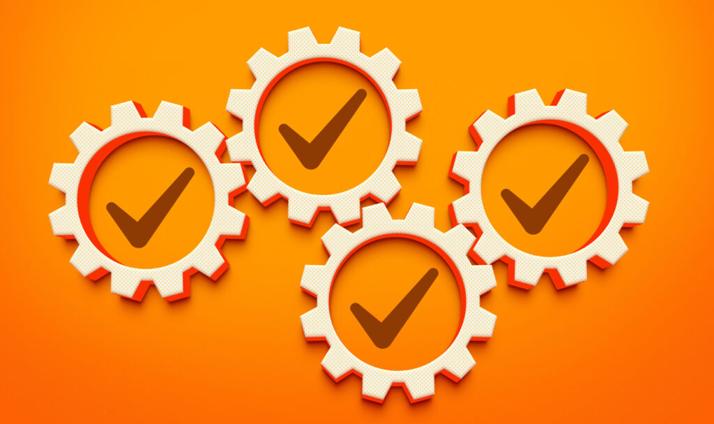 Teamwork Process Success Gears