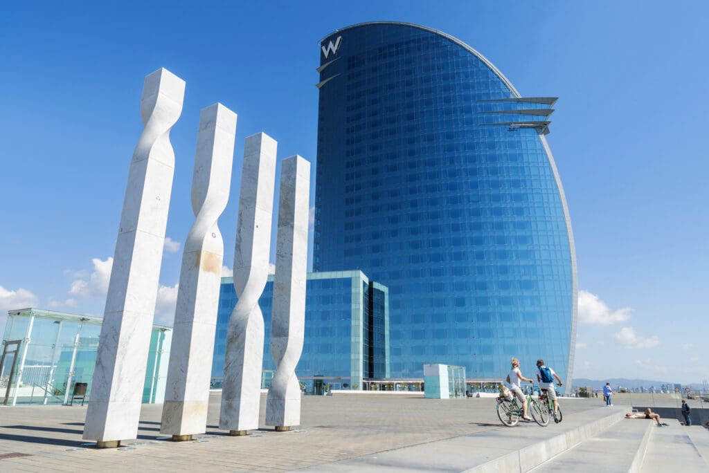 photo of Hotel W in Barcelona exterior