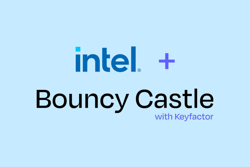 Intel + Bouncy castle have teamed up
