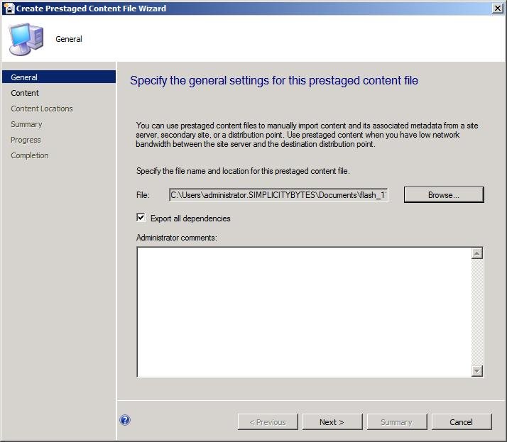 Pre-Staging a Distribution Point in System Center Configuration Manager (SCCM) 2012