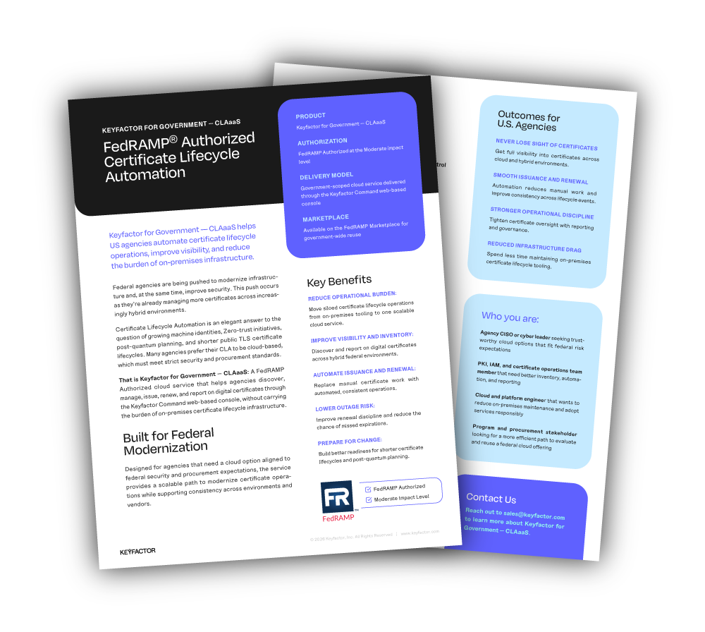 Ted Shorter, Technischer Leiter, Keyfactor