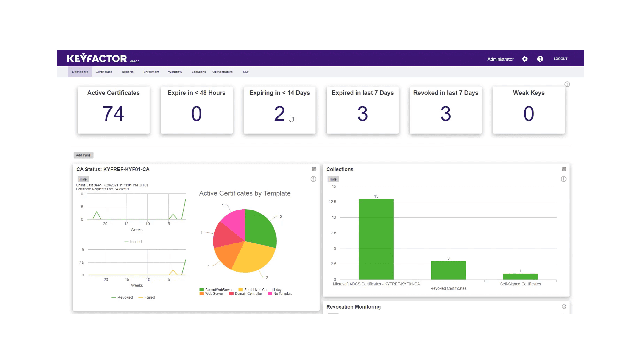 keyfactor console