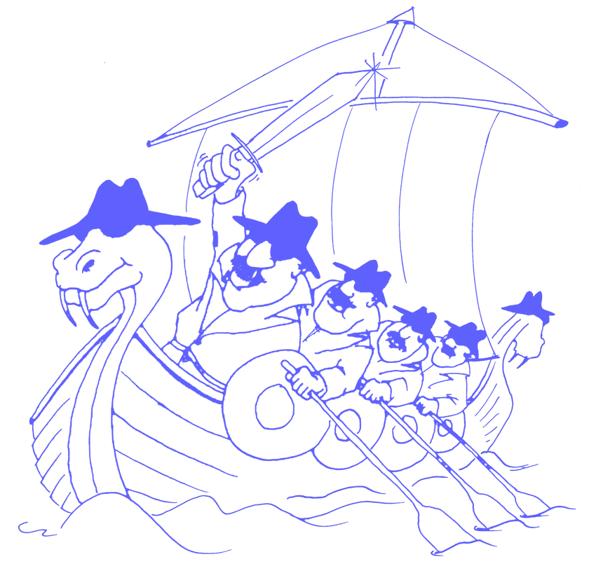 bouncy castle longboat image