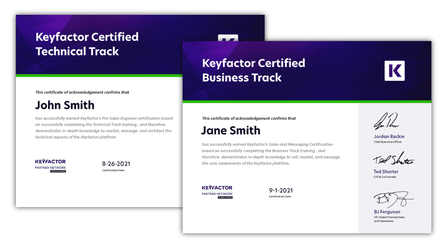 Partner Certifications