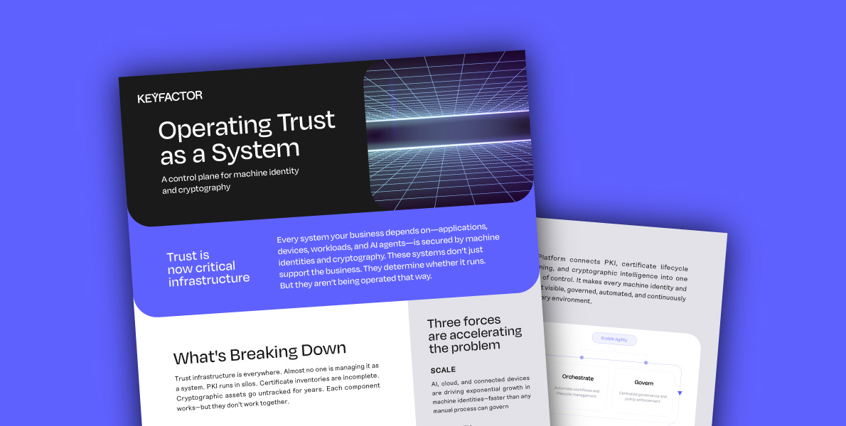 The Trust Control Plane