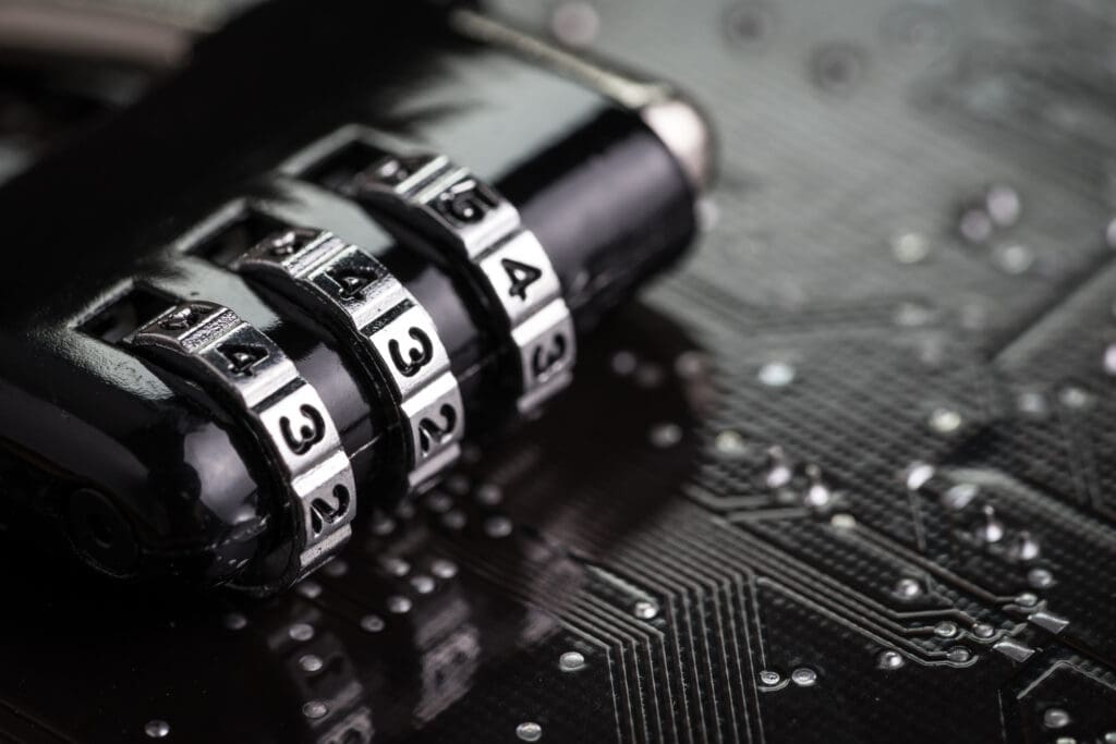 Digital,Cyber,Safety,Or,Security,Encryption,Concept,,Code,Numbers,On FIPS 140-3 considers four levels of security.