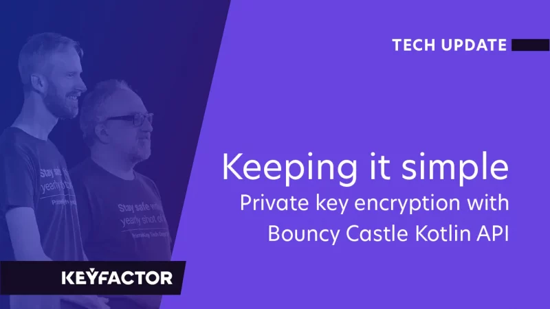 Private key encryption with Bouncy Castle Kotlin API
