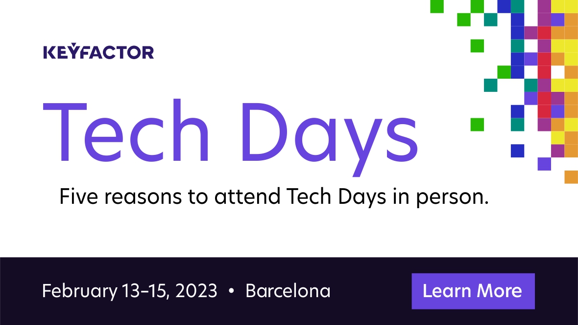 Five Reasons to Attend Tech Days 2023 In Person